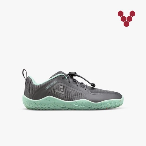 Vivobarefoot Primus Trail II FG Lasten Kengät Harmaat/Minttu (FI-LB0W)